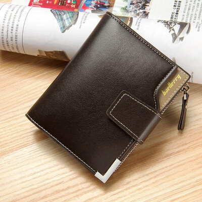 

Men Bifold Wallet PU Leather Credit Card Holder Pocket Mini Purse Small Clutch