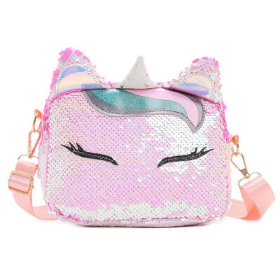 

Cute Sequins Animal Shaped Shoulder Handbags Women Small Crossbody Bags