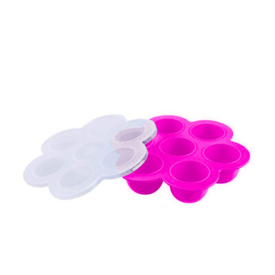 

Flower 7 Grid Kids Baby Food Freezer Silicone Egg Mold Tray Storage Container