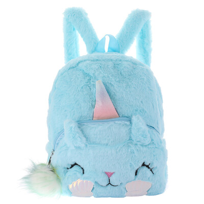 

Unicorn Plush Bag Unicorn Sequin Backpack Unicorn School Bag Adjustable Straps Backpack