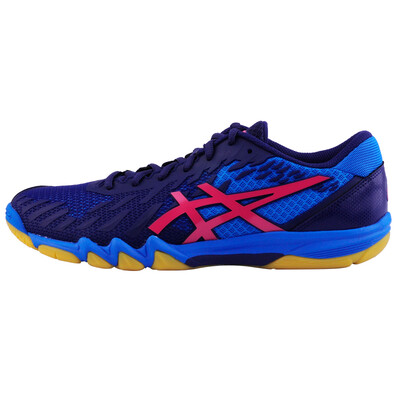 

IELTS asics table tennis shoes ATTACK BLADELYTE 4 indoor sports shoes neutral section 1073A001 1073A001-400 blue pink 435