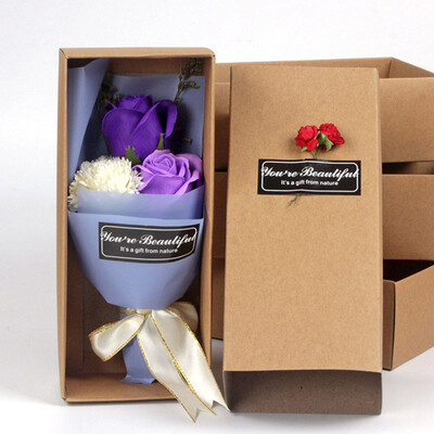 

Toponeto Box Scented Bath Body Petal Rose Flower Soap Wedding Decoration Gift Best