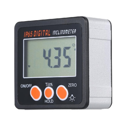 

Multi-functional Digital Inclinometer IP65 Waterproof Aluminum Alloy Shell Electronic Protractor 4 90 Degree Range Mini Digital