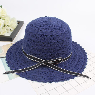 

Summer Fashion Women Straw Floppy Hat Wide Brim Bowknot Foldable Sun Beach Holiday Casual Cap