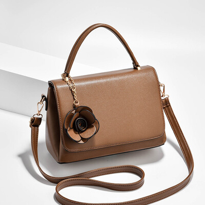 

2019 new cool tide shoulder diagonal small bag flower Korean fashion handbags Messenger small square bag
