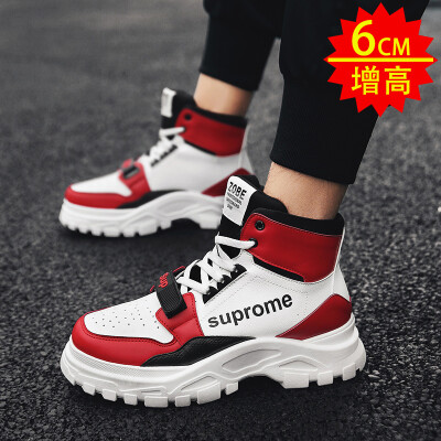 

Mens shoes autumn ins high-top canvas sneakers Korean version of the trend of the same set of leisure trendy shoes