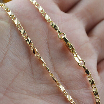 

2mm Women Men Fashion 16-30 Inches No Pendant Long Box Chain Necklace Jewelry