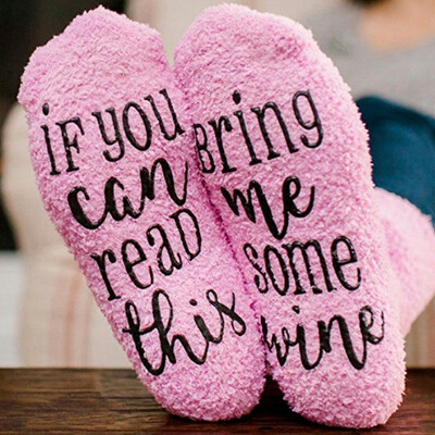 

Hot Sell Warm Women Soft Cosy Fuzzy Warm Home Pink Slipper Floor Socks Winter