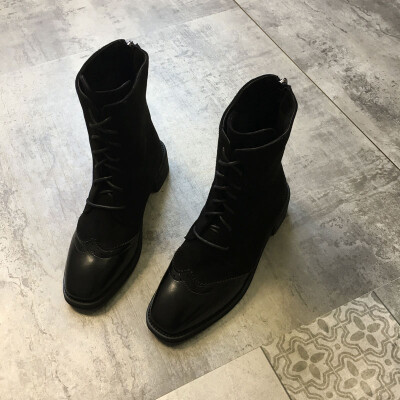 

Retro Shoe Girl Spring&Autumn Single Boot