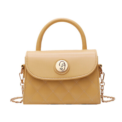 

Contrast chain shoulder bag tide Korean version of wild diagonal handbags