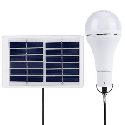 

5 Modes 20 COB LED Solar Light USB Rechargeable Energy Bulb Camping Lamp