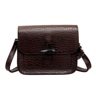 

Alligator Pattern Shoulder Handbags Women Leather Square Crossbody Bags