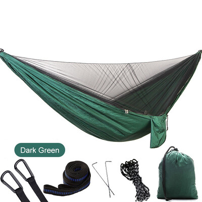 

Portable Hammock singlesDouble Person Camping Survival Garden Swing Hunting Hanging Sleeping Chair Travel Furniture Parachute Ha