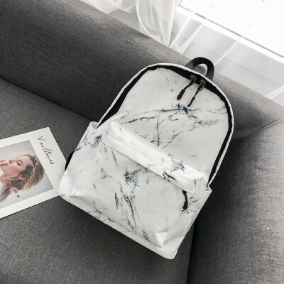 

Tailored Fashion Women Marble Pattern Backpacks Large Capacity Bags Package Shoulder Bags