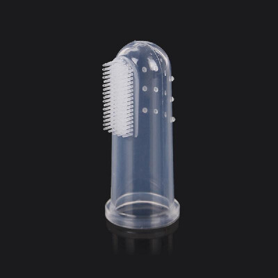 

Soft Silicone Pet Finger Toothbrush Dog Tooth Brush Oral Teeth Cleaning Tool