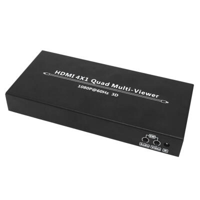 

4 Way Multi-Channel HDMI 1080P FHD Video Splitter Converter IO Switch