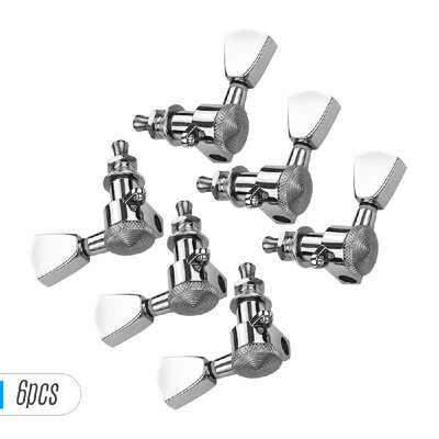 

6 Pieces 3L3R Guitar String Tuning Pegs Locking Tuners Machine Heads Knobs for Acoustic Electric Guitars Replacement Accessories w