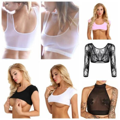 

Women Lace Sexy Crop Top Bralette Bralet Bra Bustier Sexy Wear Tank Top US