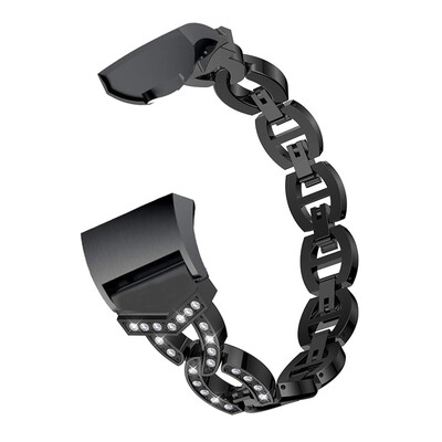 

〖Follure〗Luxury Alloy Crystal Watch Band Wrist strap For Fitbit Charge 3