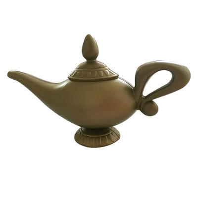

New Hot Magic Halloween Christmas Panto Arabian Plastic Cosplayfor Genie Lamp Fancy Dress Prop For Children Home Decorations Party