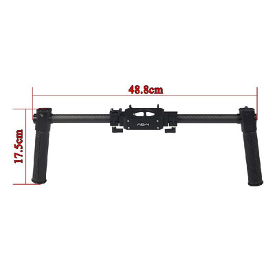 

ADAI Dual Handle Grip Handheld Bracket Handlebar Kit with Cold Shoe Mount for ZHIYUN Crane Plus Crane 2 Crane V2 FEIYU a1000 a