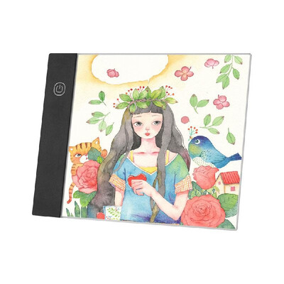 

LED A5 Graphic Tablet Light Pad Digital Tablet Copyboard with 3-level Adjustable Brightness for Tracing Drawing Copying Viewing DI