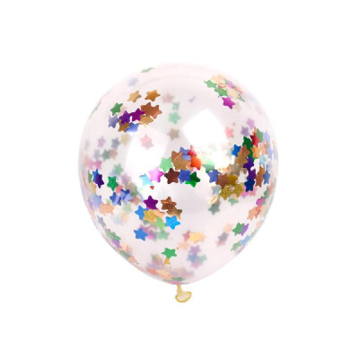 

1Pc 12-inch Transparent Magic Latex Balloon Sequins Confetti Balloon Party Wedding Supplies