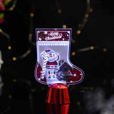 

1PC Christmas Xmas LED Light Lamp Home Christmas Xmas Tree LED Light Home Decoration
