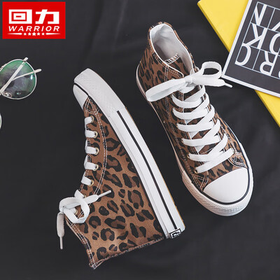 

Womens shoes leopard print high-aid plimsolls new breathable casual shoes Korean style skate shoes new breathable casual sho