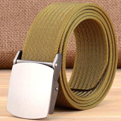 

Tactics belt Arbitrarily adjustment quality canvas Alloy Automatic buckle Men belt outdoor casual Men Military training belt