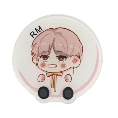 

Kpop BTS Cute Q Version Acrylic Badge Cute Cartoon Brooch Bag Pendant Boys Girls Accessories Hot Gift for Fans