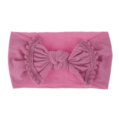

SUNSIOM Soft Baby Girls Kids Toddler Bow Hairband Headband Turban Big Knot Head-Wrap