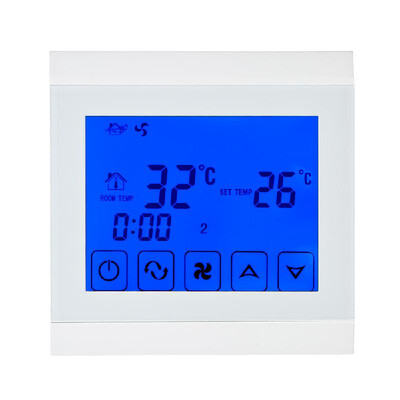

110-130V Air Conditioner 2-pipe Thermostat with LCD Display Good Quality Touch Screen Programmable Room Temperature Controller Hom