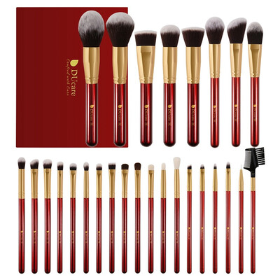 

〖Follure〗27 Pcs Red Makeup Brush Powder Eye Shadow Makeup Brush Set
