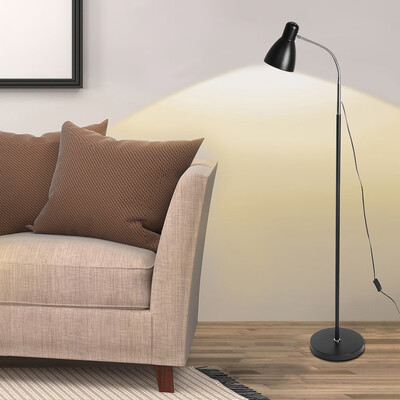 

Gobestart Metal Floor Lamp Adjustable Neck Standing Lamp With Heavy Metal Base