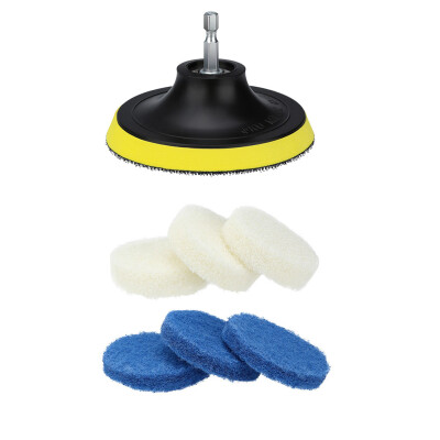 

〖Follure〗6PCS Bathroom Kitchen Cleaning Drill Brush Set Power Scrub Pad Cleaning Kit Cleaning Scouring Pads