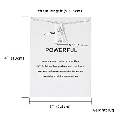 

Rinhoo Birthday Gifts 12 Constellation Zodiac Pendant Necklace With White Card Silver Color Animal Horse Rabbit Choker Necklace