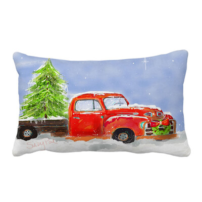 

Tailored Christmas Pillowcase Soft Sofa Cushion Home Decoration Pillow Case Waist Cushion