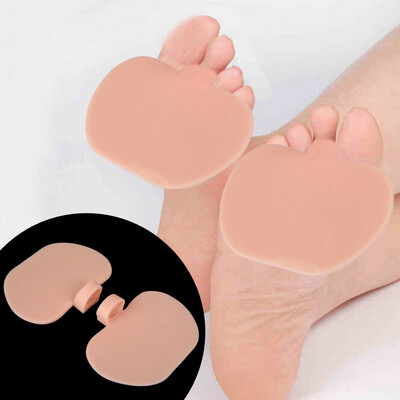 

A Pair of Silicone Foot Toe Pads Forefoot Insoles Support Antalgic Insole