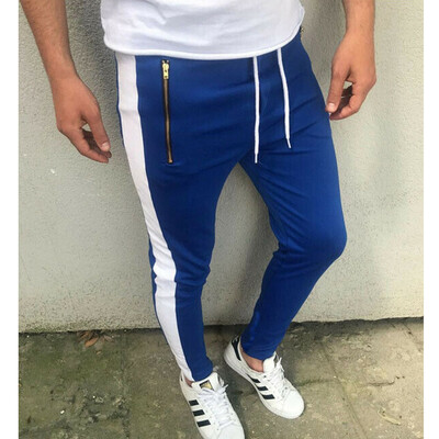 

Mens Gym Slim Fit Trousers Tracksuit Bottoms Skinny Joggers Sweat Track Pants