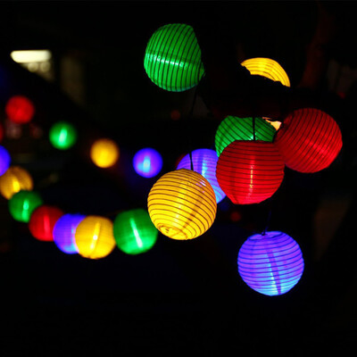 

〖Follure〗20 LED Lantern Solar Powered Lighting Lamps Solar String Lights