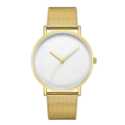 

RM Lady Women Watch Mesh Band Stainless Steel Analog Quartz Wristwatch Minimalist