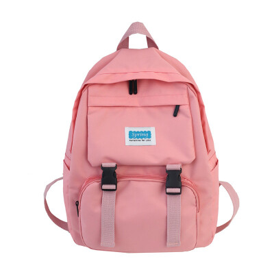 

Ancient feeling girl schoolbag female Korean version 100 tide card Japanese tide high school student backpack bf Mori double shoul