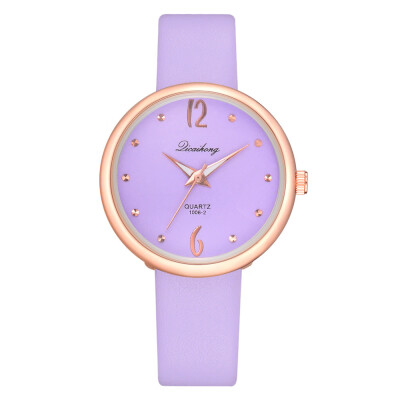 

Ladies Watch With Leather Casual Watches Vintage Wristwatch Minimalist Watch Women Simple Relogio Feminino Esportivo Gift &Ff