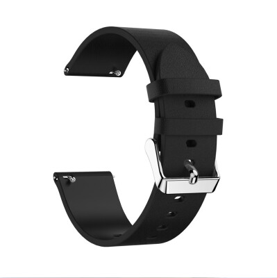 

〖Follure〗Replacement Leather Wristband Band Strap Bracelet For Fitbit Versa BK