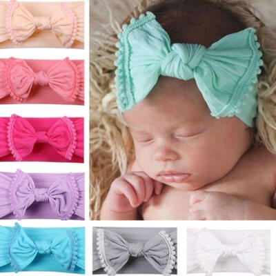 

Baby Headband Hair Accessory Big Bowknot Soft Photography Tool