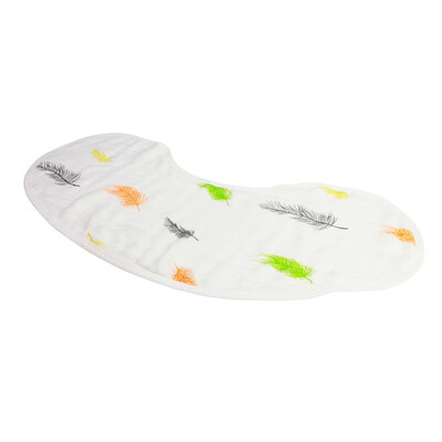 

6 Layers Cotton Baby Bibs Towel Burp Cloths Muslin Cotton Infant Feeding Bathing Face Washing Spit Milk Bibs