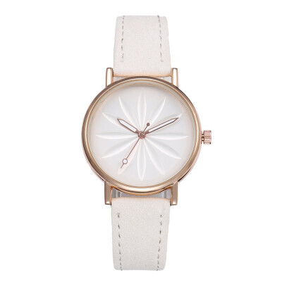 

Explosion models hot creative ladies 3D dial belt quartz watch fashion simple student watch female models issued