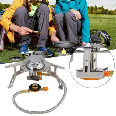 

Greensen Outdoor Alloy Camping Portable Mini Picnic Barbecue Gas Burner Split Stove
