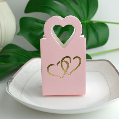 

FUNNYBUNNY 5pcs Wedding Favour Favor Sweet Candy Cake Gift Boxes Bags